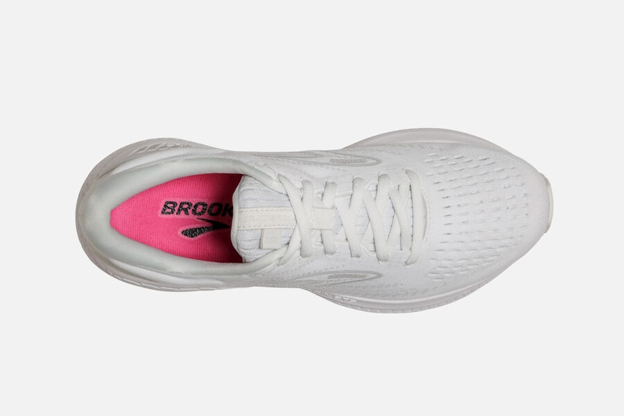 Brooks Glycerin GTS 19 Road Running Shoes - Womens - White - PJ8391670